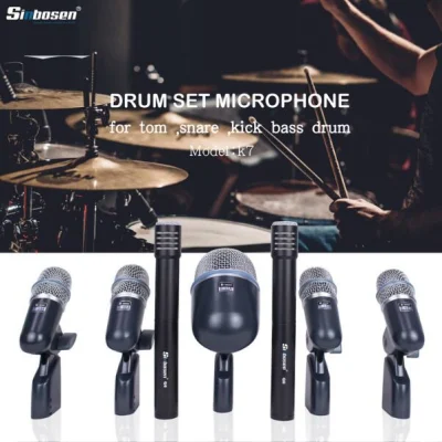 Профессиональный комплект микрофона для ударных барабанов с бесплатным креплением PRO Audio Q904-XLR