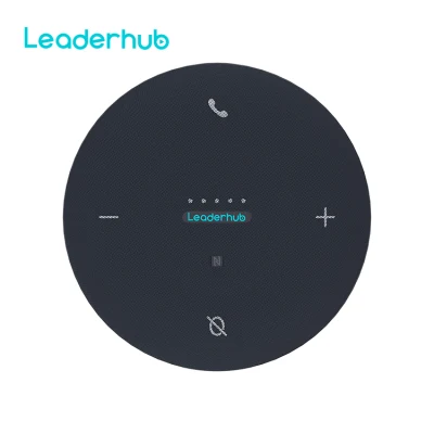 Leaderhub Шумоподавление Домашний офис 360 градусов Запись голоса Конференц-динамик USB Громкая связь